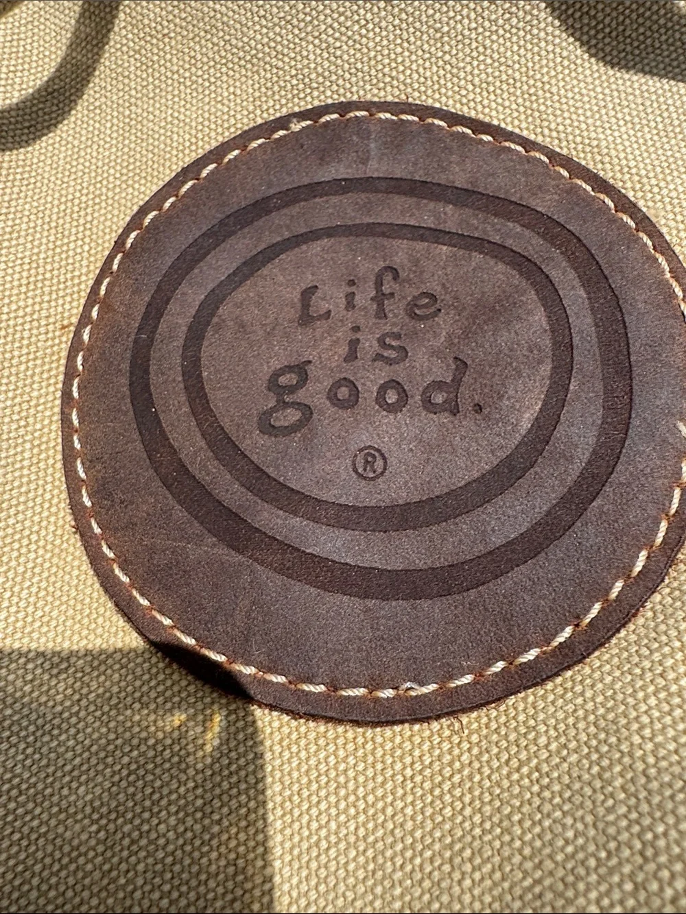 Life Is Good casual canvas